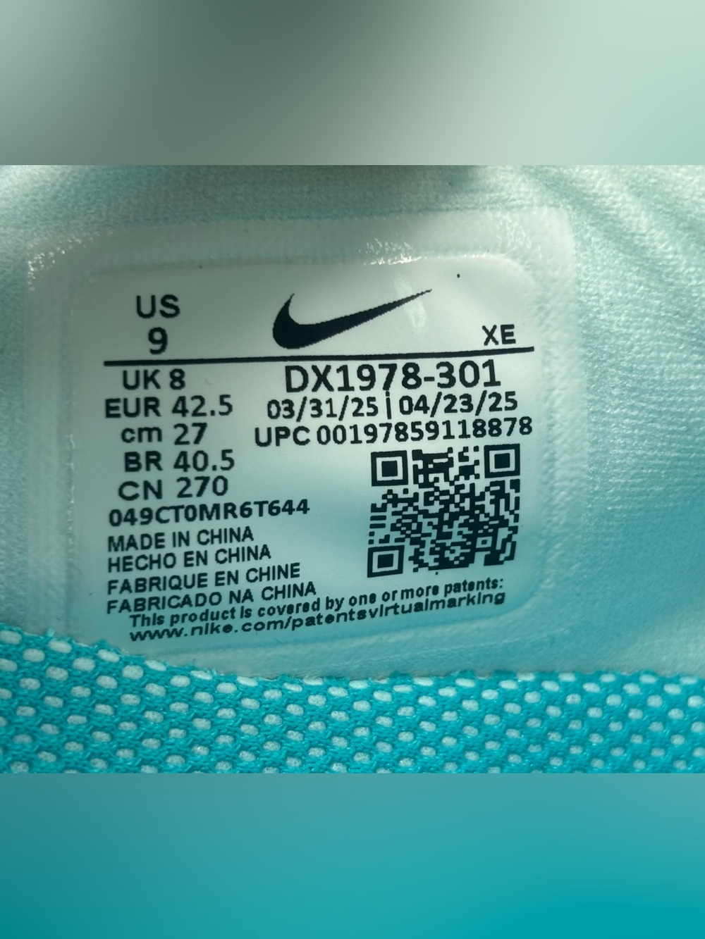 Nike ZoomX 🔥 Ultrafly Trail Blue Green Yellow DX1978-301 Men's Running Shoes NEW - Picture 9 of 12